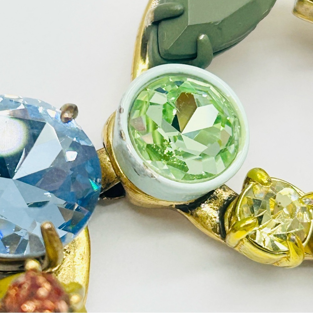 J. Crew Brulee Crystal Wreath Necklace - Picture 8 of 10